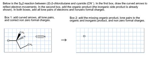 Solved Below the S_N2 reaction between (S)-2 chlorobutane | Chegg.com