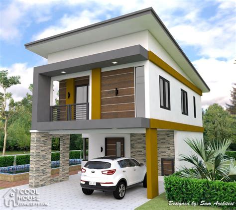 Two Storey House Plan with 3 Bedrooms & 2-Car Garage - Cool House Concepts | 2 storey house ...