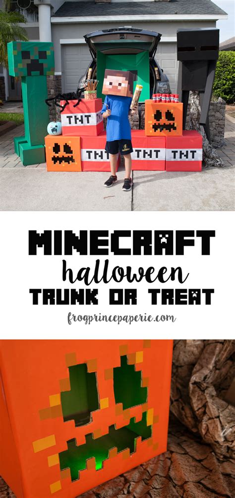 Minecraft Trunk or Treat Ideas for Halloween Decorating Fun - Frog ...