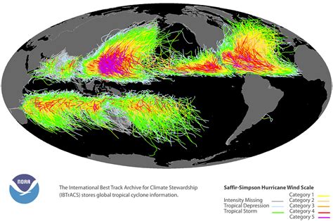 An Inventory of Tropical Cyclone Tracks | News | National Centers for Environmental Information ...