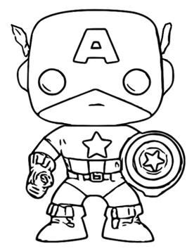 Kids-n-fun.com | 13 coloring pages of Funko Pops Marvel