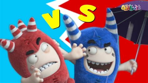 ODDBODS Cartoons | RED VS BLUE: FURIOUS FUSE & NOTORIOUS POGO | Preschool LEARNING | Full ...