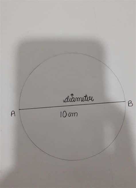 Draw a circle whose diameter is 10 cm find its radius - Brainly.in