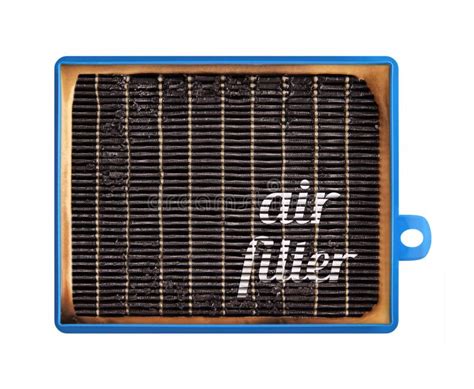 High Efficiency Air Filter for HVAC System. New and Used Filter Stock Photo - Image of filter ...