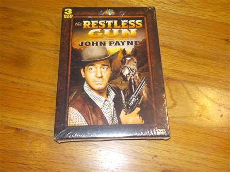 The Restless Gun DVD 3-Disc Set NEW 24 EPISODES JOHN PAYNE JAMES COBURN ...