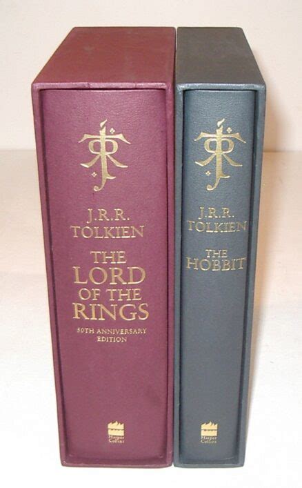 The Hobbit & The Lord Of The Rings 50th Anniversary Editions Harper ...