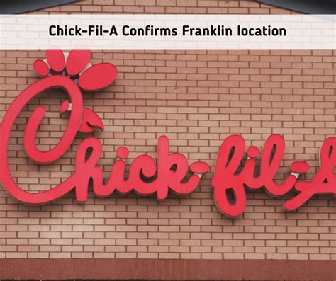 Chick-Fil-A confirms Franklin location - The Southern Scoop