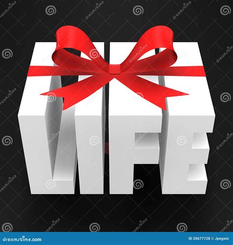 Gift of Life stock illustration. Illustration of letters - 20677728