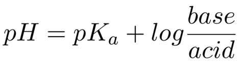 Henderson Hasselbach Equation - W3schools