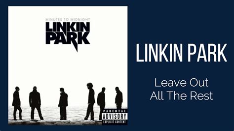 LINKIN PARK - Leave Out All The Rest | Subtitulado | Ingles - Español ...