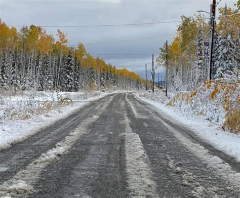 Parts of Yukon experience heavy first snowfall on first day of fall ...