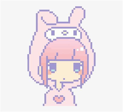 Pixel Art Kawaii Transparent Pink / The gif dimensions 250 x 223px was ...