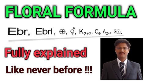 Floral Formula - YouTube