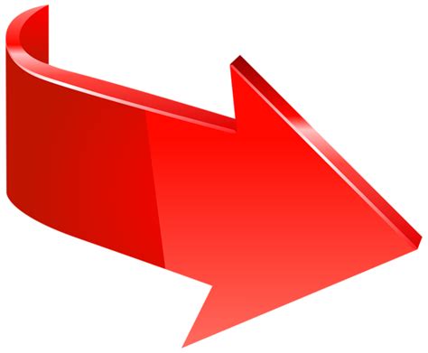 Red Arrow Right Transparent PNG Clip Art Image | Art images, Red arrow, Free clip art