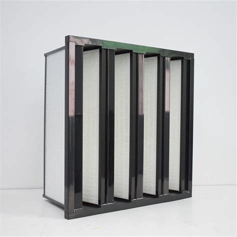 H14 V Cell Air Filtration 99.99% ABS Frame Cleanroom HEPA Filters