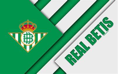 Download wallpapers Real Betis FC, 4K, green white abstraction, Spanish football club, logo ...