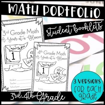 Math Portfolio - Student Booklets by Ashleigh | Teachers Pay Teachers