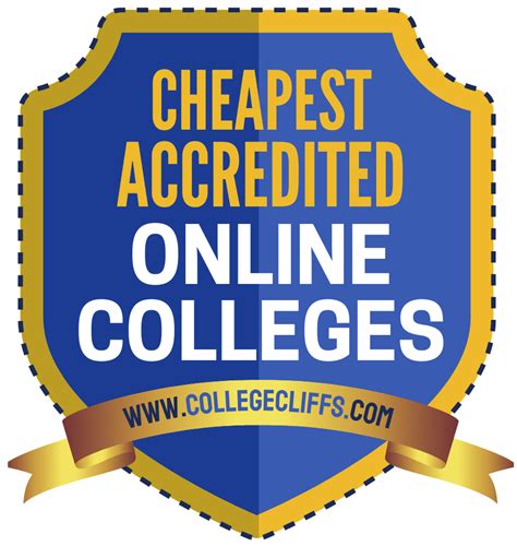 15 Cheapest Accredited Online Colleges - College Cliffs