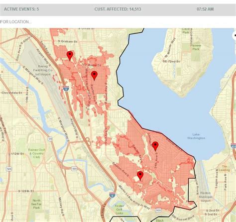 Seattle City Light Power Outage Map - Maping Resources