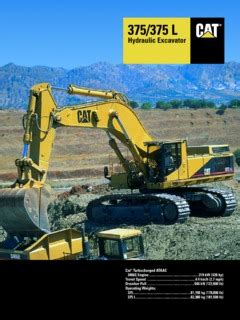 Caterpillar (CAT) 375 Specifications Machine.Market