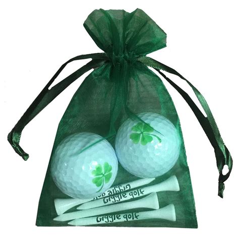 USA Flag 2 Golf Balls & 4 Wooden Tees Pack | GiggleGolf