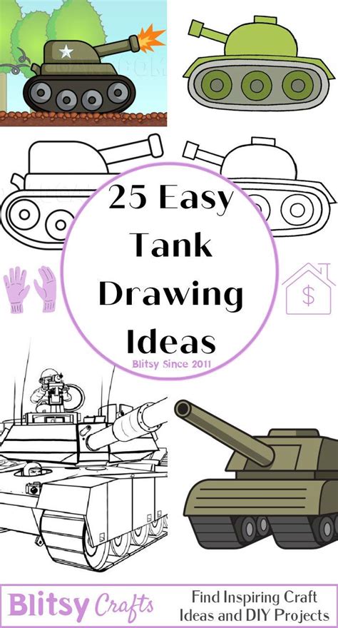 Army Tank Drawing