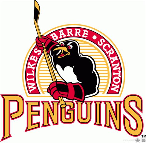 Wilkes-Barre/Scranton Penguins Wordmark Logo - American Hockey League (AHL) - Chris Creamer's ...