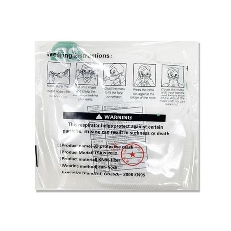 KN95 Respirator Face Mask - 50 PCS | Masksheets