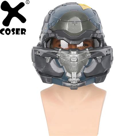 XCOSER Halo 5 Guardians Spartan Helmet Game Cosplay Helmet High Quality ...