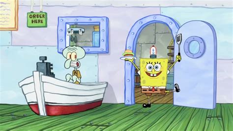 Spongebob At The Krusty Krab