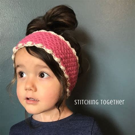Crochet Ear Warmer Pattern [with a Size Chart!] - Stitching Together Newborn Crochet, Crochet ...