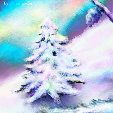 ArtStation - Colorful snow