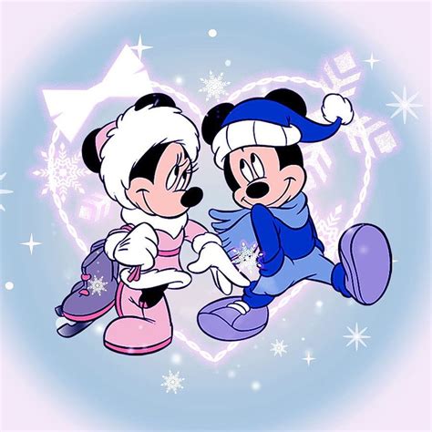 Winter created for Disney Mobile. Mickey mouse drawings, Minnie mouse , Disney christmas HD ...