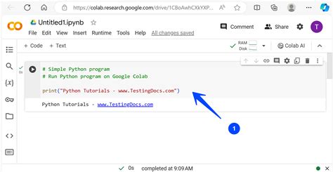 Google Colab - TestingDocs.com