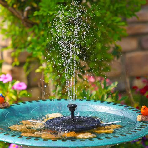 Solar Bird Bath Fountain: An Eco-Friendly Retreat for Birds