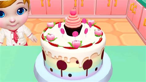 real Cake Maker 3D || 3D cake || my bakery ||cooking game || androidgameplay - YouTube