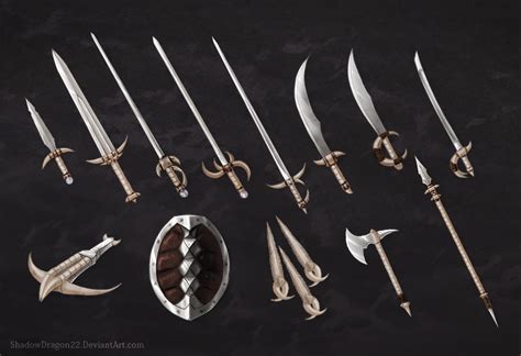 Mermaid Pirate Weapons Commission Batch by ShadowDragon22 on DeviantArt