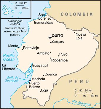 Climate information for Ecuador - Climate Zone