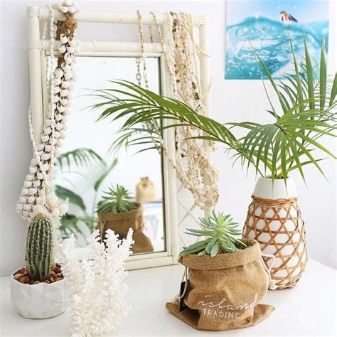 Ideas for decorating with plants // tropical style // for the beach ...