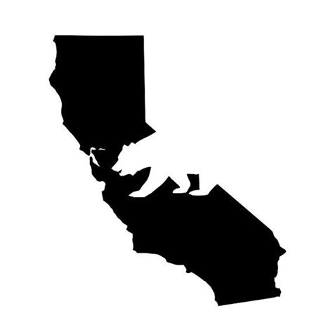 Small California State Bear Vinyl Decal- 3.5in by 4in | California decal, California logo ...