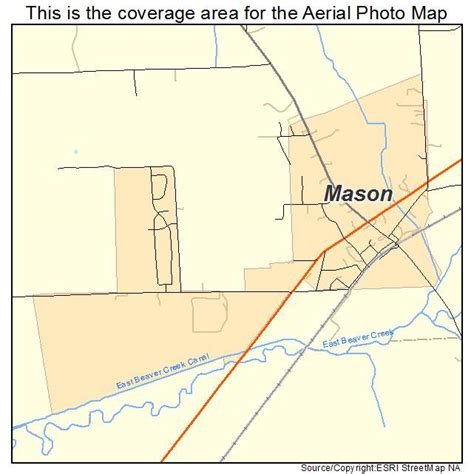 Aerial Photography Map of Mason, TN Tennessee