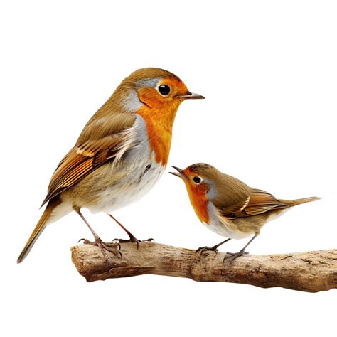 Nurturing Love Parent Robin Bird Feeding Its Chick, Bird, Robin, Robin Bird PNG Transparent ...