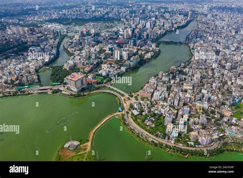 Vista aérea de la ciudad de Dhaka, capital de Bangladesh Fotografía de ...