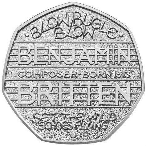 2013 Benjamin Britten Circulated 50p - CrawleyCoins