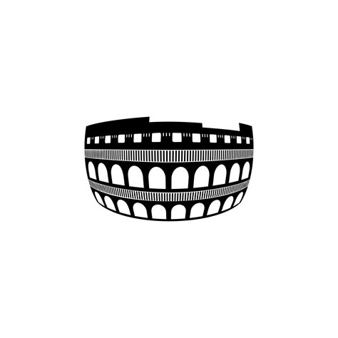 Colosseum vector icon illustration 23277577 Vector Art at Vecteezy