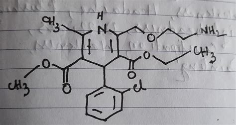 Amlodipin|Structure|Synthesis|Mechanism of action|Side-effects|Uses ...