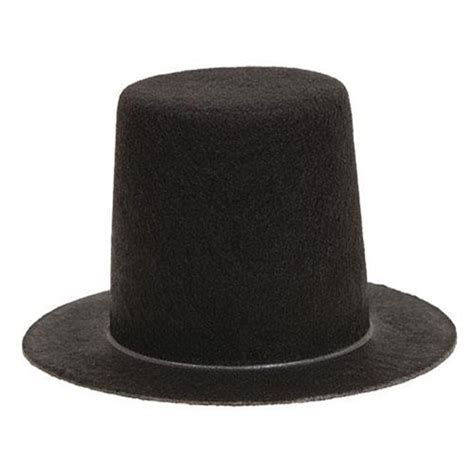 Black Felt Top Hat 5.75" – Primitive Renditions