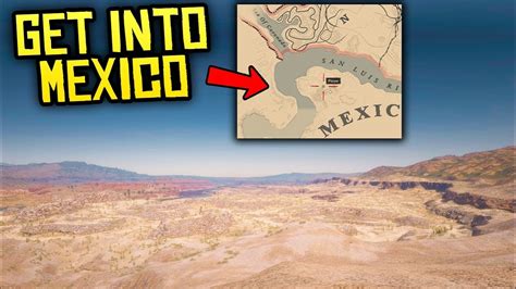 Red Dead Redemption 2 - How to Get to MEXICO (Secret Map Glitch) - YouTube