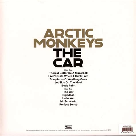 Arctic Monkeys - The Car black vinyl LP | MyVinyl