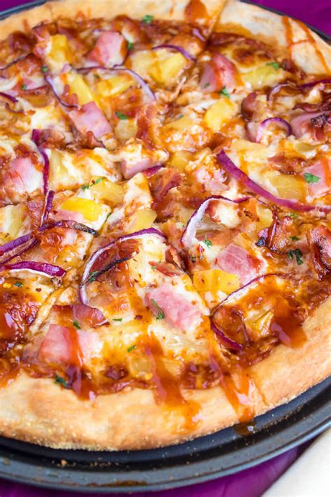 Hawaiian BBQ Pizza ~ Recipe | Queenslee Appétit